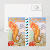 Goldhaar Postkarte (Vorne/Hinten)