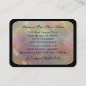 Goldhaar-Stylist-berufliche Schönheit Visitenkarte (Rückseite)