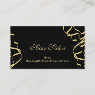 Goldhaarsalon Visitenkarte