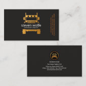 Goldhalb LKW-beruflicher Transport Visitenkarte (Vorne/Hinten)