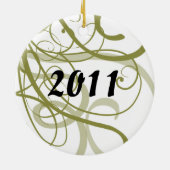 Goldhalbmond Betta siamesische kämpfende Fische Keramik Ornament (Hinten)