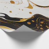 Goldharz-Kunstverpackungspapier Geschenkpapier (Ecke)