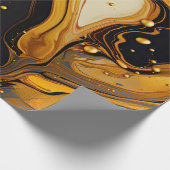 Goldharzkunst-Verpackungspapier Geschenkpapier (Ecke)