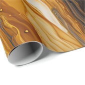 Goldharzkunst-Verpackungspapier Geschenkpapier (Rolleneckpunkt)