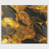 Goldharzkunst-Verpackungspapier Geschenkpapier (Flach)