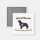 GoldHeart GRR Magnet mit Gold Heart (Vorderseite/Rückseite)