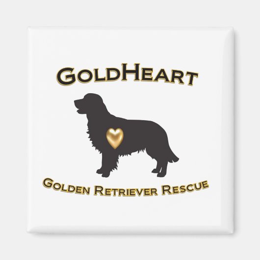 GoldHeart GRR Magnet mit Gold Heart (Vorne)