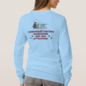 GoldHeart Ladys 20-Jähriger Long Sleeve T-Shirt (Rückseite)