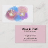 *~* Goldheilende Hände, die Energie Reiki Visitenkarte (Vorne/Hinten)