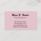 *~* Goldheilende Hände, die Energie Reiki Visitenkarte (Rückseite)