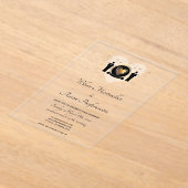 Goldherz Acryleinladungen (Ablage )