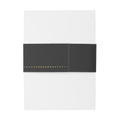 Goldherz | Bauchband Einladungsbanderole (Rückseitenbeispiel)