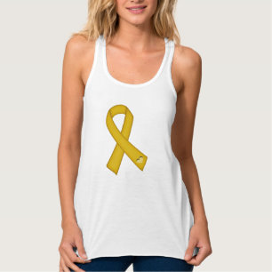 Goldherz-Bewusstseins-Band Tank Top