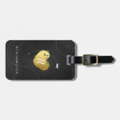 Goldherz Gepäckanhänger (Vorderseite horizontal)