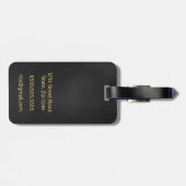 Goldherz Gepäckanhänger (Rückseite horizontal)