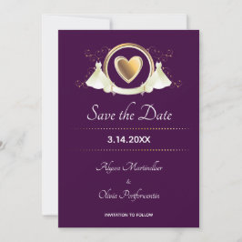 Goldherz-Hochzeit | SAVE THE DATE