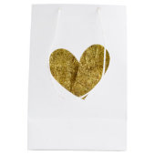 Goldherz Mittlere Geschenktüte (Rückseite)