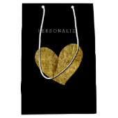 Goldherz Mittlere Geschenktüte (Vorderseite)