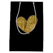 Goldherz Mittlere Geschenktüte (Rückseite)
