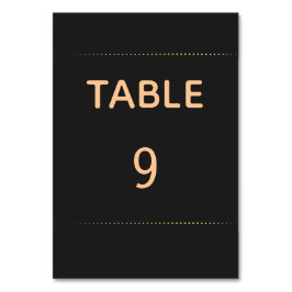 Goldherz | TISCHNUMMER