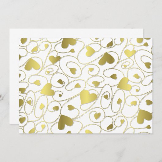 Goldherzen (Vorne/Hinten)