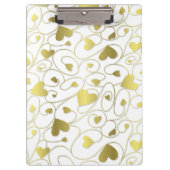 Goldherzen Klemmbrett (Vorderseite)