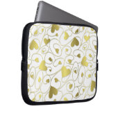 Goldherzen Laptopschutzhülle (Vorne Rechts)