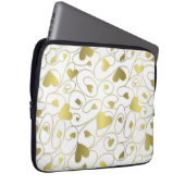 Goldherzen Laptopschutzhülle (Vorne Rechts)