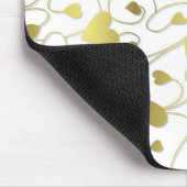 Goldherzen Mousepad (Ecke)