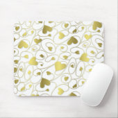 Goldherzen Mousepad (Mit Mouse)