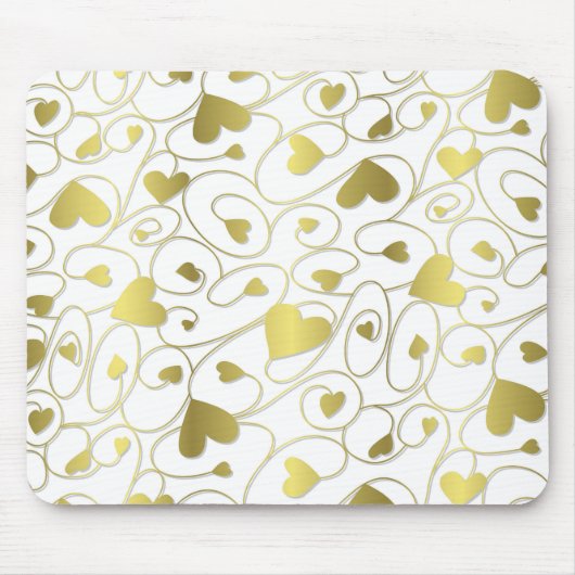 Goldherzen Mousepad (Vorne)