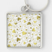 Goldherzen Schlüsselanhänger (Vorne)