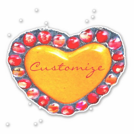 Goldherzen Thunder_Cove Aufkleber (Vorderseite)