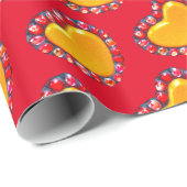 Goldherzen Thunder_Cove Geschenkpapier (Rolleneckpunkt)