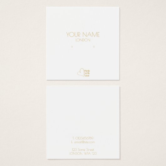 Goldherzträger (Vorne & Hinten)