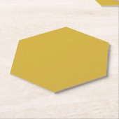 Goldhexagon-Spitze-Tipp Untersetzer (angewinkelt)