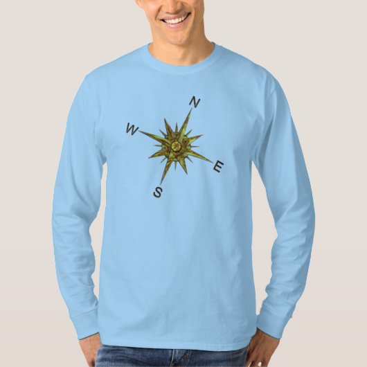 Goldhimmelsrichtungs-Navigation T-Shirt (Vorderseite)