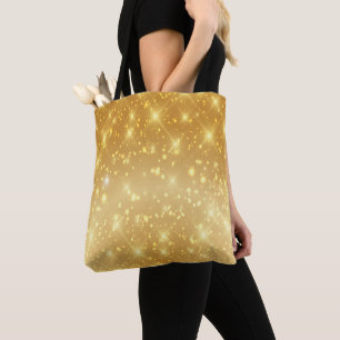 Goldhintergrund Weißer Spargel Tasche