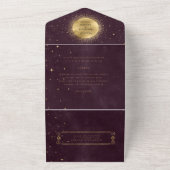 Goldhochzeit All In One Einladung (Außenbereich)