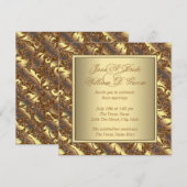 Goldhochzeit Einladung (Vorne/Hinten)