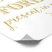 Goldhochzeit im Gedächtnisschilddruck Poster (Ecke)