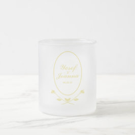 Goldhochzeit Mattglastasse