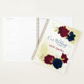 Goldhochzeit von Navy & Red Blume Planer (Anzeige)