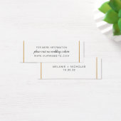 Goldhochzeit-Website oder Informationskarte (Schreibtisch)