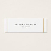 Goldhochzeit-Website oder Informationskarte (Rückseite)