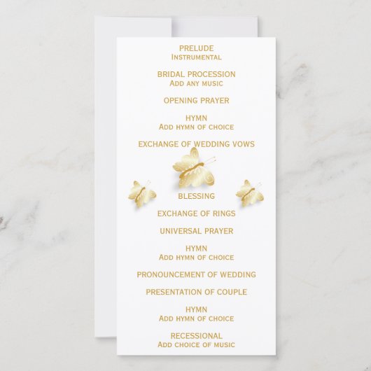 Goldhochzeitskalender (Rückseite)