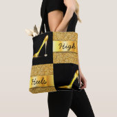 Goldhoher Heels-Diamant-Ring-Glitzer-Entwurf Tasche (Von Nahem)