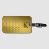 Goldhonig-Bienen-Honig-Verkäufer-ImkerApiarist Gepäckanhänger (Vorderseite (Horizontal))