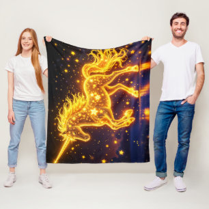 Goldhornmärchen Fleecedecke