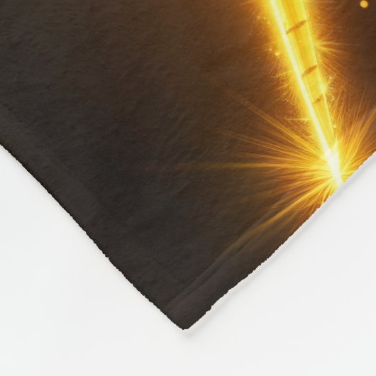 Goldhornmärchen Fleecedecke (Ecke)